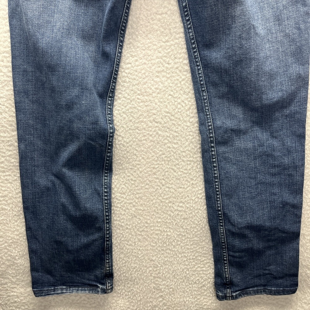 Levis Jeans Mens 32 x 32 Blue Denim Pants Slim Straight 514 Adult Cotton Chore - Picture 15 of 16